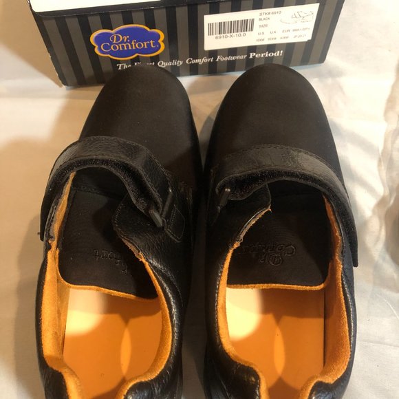 NEW in BOX Dr. Comfort Brian X Depth 10XW Black Shoes, Shoe Horn & Bonus Inserts main image 6